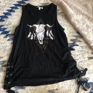 Express One Eleven Skull Tank